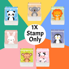 Stacynkirill Name Stamp - Zoo Animal Personalised Name Stamp For Kids AdultsStacy & Kirill