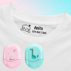 Stacy And Kirill (Stacynkirill) Name Stamp - Egg Shape Personalised Name Stamp For Kids AdultsStacy & Kirill